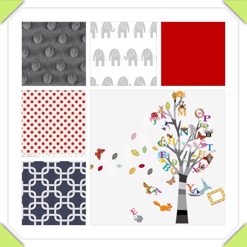 Reserved listing -  Crib Bedding - 2 piece Set 