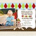 Sock Monkey Birthday Invitations