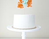Cascading Fringe Garland Cake Topper
