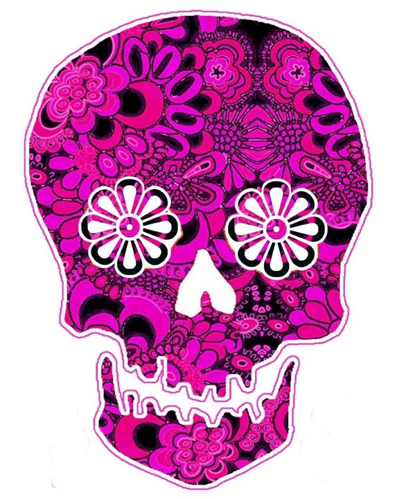 artsy skulls