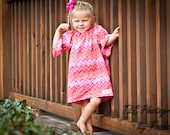 FALL 2012.. Pink Lemonade Chevron Tunic Dress.. Sz. 6m-6y... PERFECT for Fall... baby girl toddler