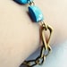 Blue Chain Bracelet