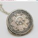 ON SALE Claddagh,Locket,Irish Locket, Silver Locket,locket necklace,photo locket,vintage locket,Wedding Necklace,bridesmaid necklace