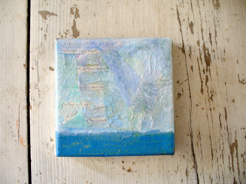 wall art. abstract mixed media painting