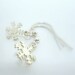 snow flake earrings -jewelry from sterling silver 925-Dangle Earrings- sweet lake jewelry- JA 00101