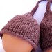 Brown Egg Cozies Gnome Hat for Everyday or Easter Handknit Pure Cotton freeshippingfrance team trade on