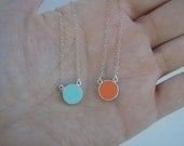 Seafoam Circle Pendant