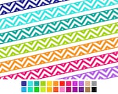 Digital Clip Art - Chevron Digital Ribbons 2 -  Personal and Commercial - Instant Delivery