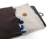 Ipad case / ipad sleeve / ecofriendly / ipad cover /  padded / upcycled fabric
