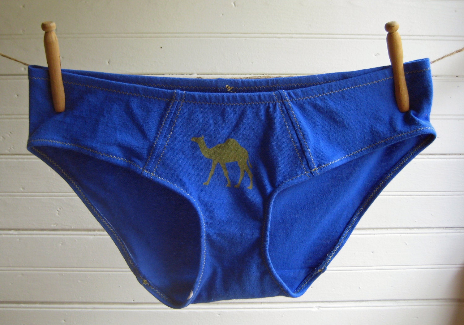 Blue Camel Boy-Cut Underwear - Recycled Cotton - Women's 16 - Ready to Ship