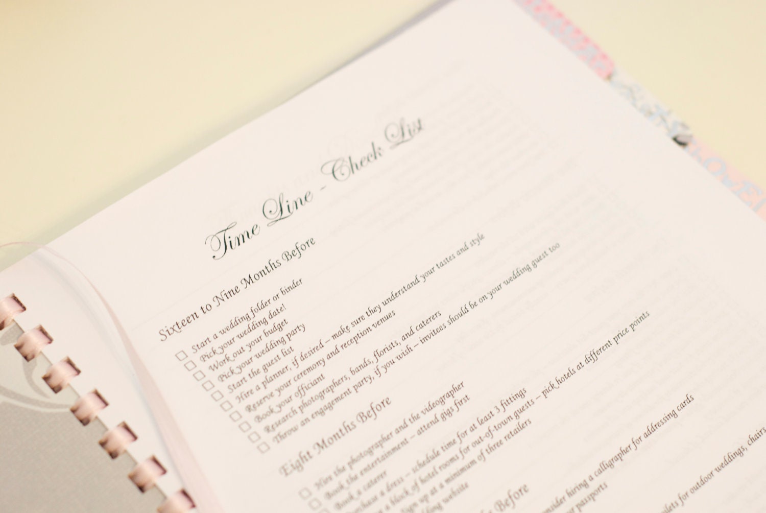 Printable Destination Wedding Planner and Organizer - templates, checklists, charts, calendar - Everything you need to plan your wedding