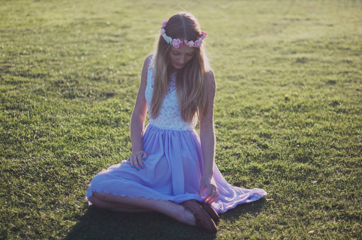 pastel summer dress