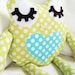 Frog Sewing Pattern - Frog Pillow Softie Fabric Toy - PDF Sewing Pattern