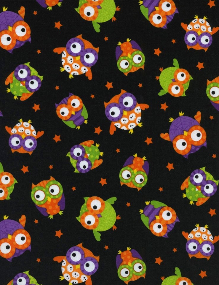 Halloween Owls by Timeless Treasures