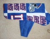 New York Giants Fleece Dog Coat