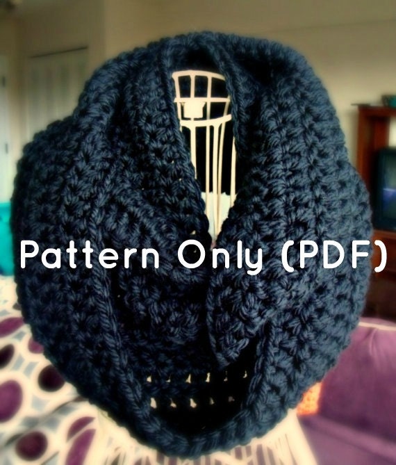 Crochet Infinity Scarf Pattern
