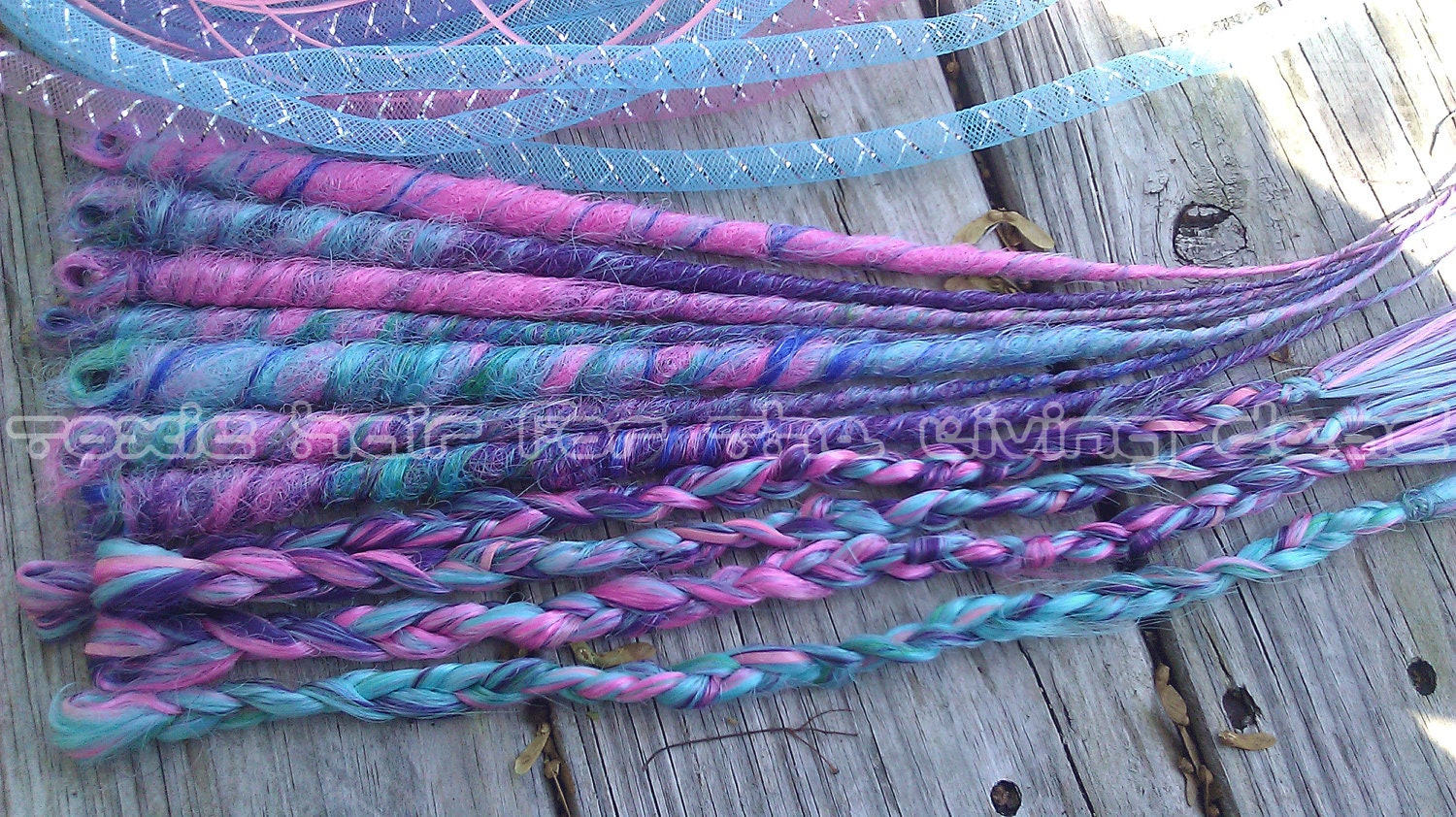 4 BRAIDS AND 4 Dreads can be any color pick up two 4 colors ships in 7 - 10 days