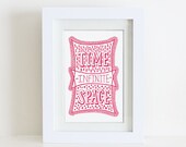 Venn by Pen Print - Time, Space, Infinite