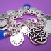 Mother's & Grandmother's Bracelet, Hand Stamped Large Family Bracelet 11 disc's Bracelet