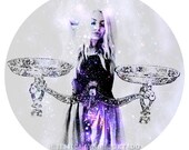 Libra 8x10 Circle Print - Collage Photograph Print