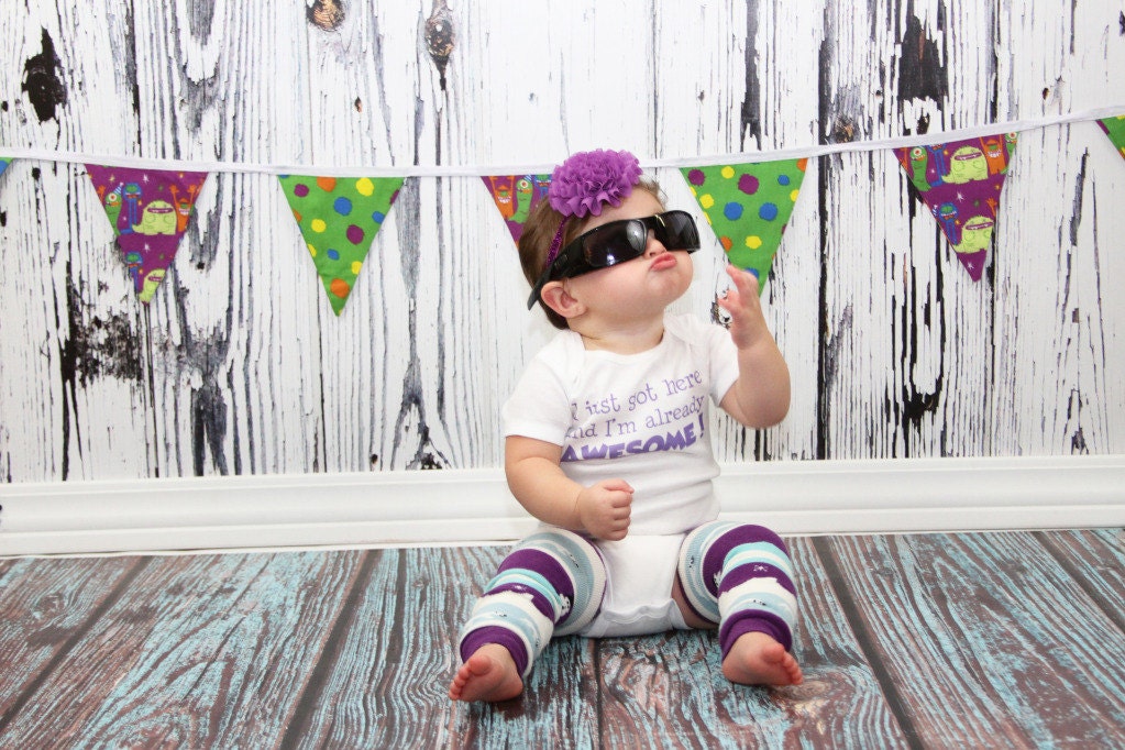 I just got here and I'm already AWESOME - Funny Baby ONESIE - Your Color Choice - Toddler Tee also available