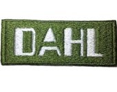 Iron on Borderlands 2 DAHL logo embroidered patch