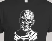 The classic MUMMY screen printed t-shirt BLACK sizes S-M-L-XL