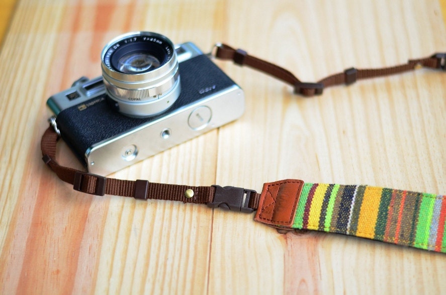 Green Village Camera Strap suits for DSLR / SLR with Quick Release Buckles