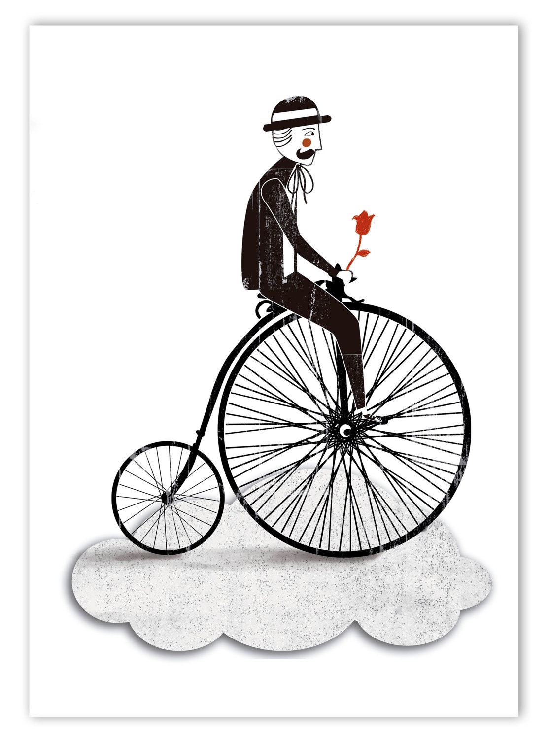 Mr Love in cloud print