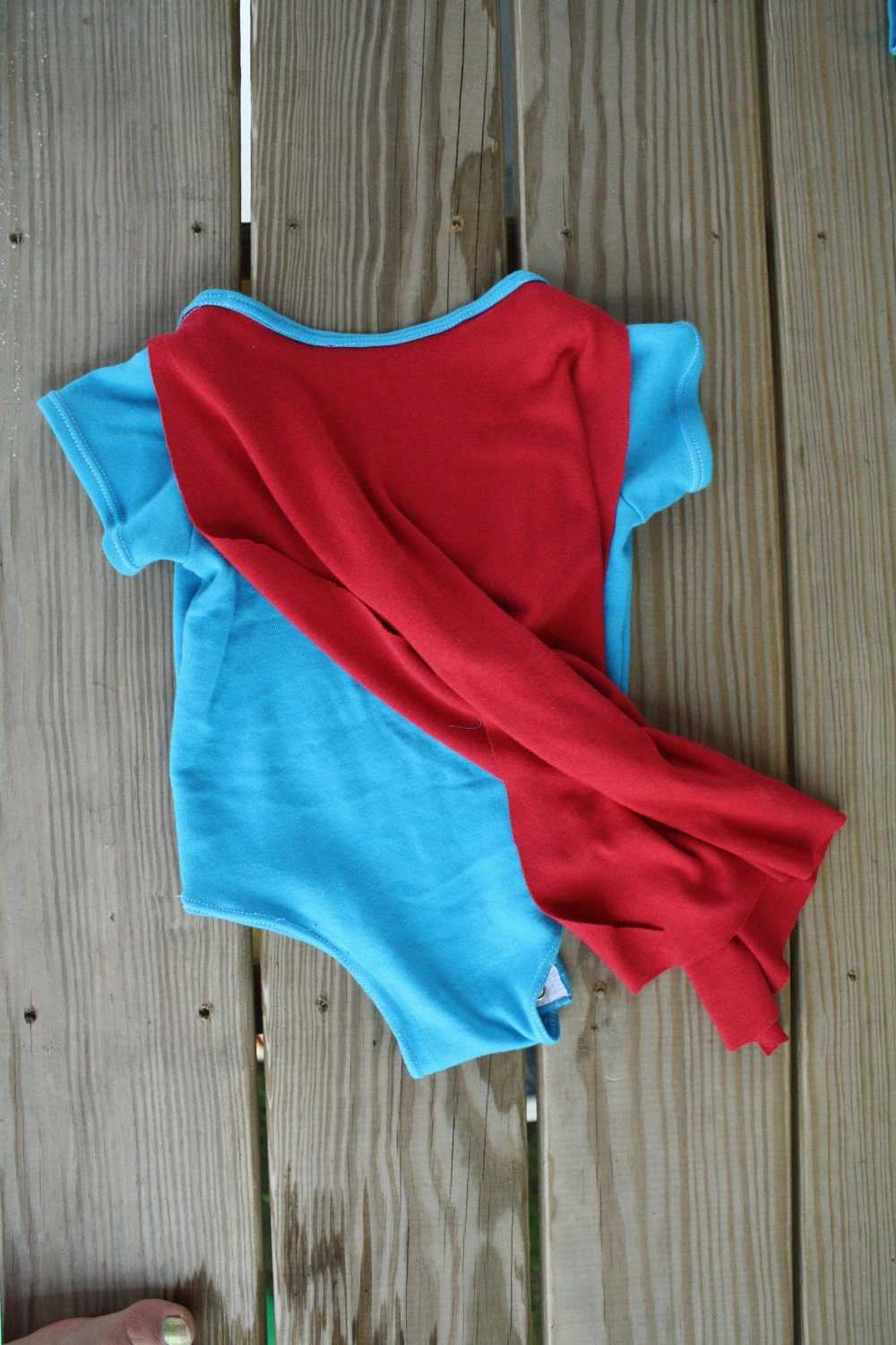 Baby Superman Bodysuit with Built-in Cape