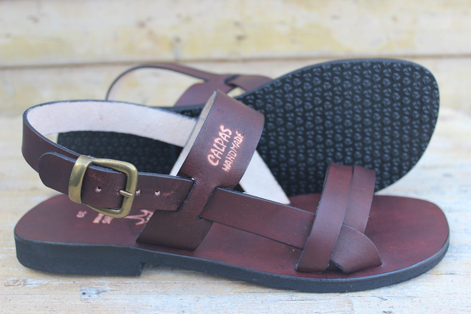 Leather Handmade Sandals Pride For Men And Woman By Calpas Handmade