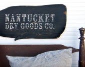 Wooden Whale Sign Nautical Vintage Inspired Trade Sign Nantucket Whale Sign