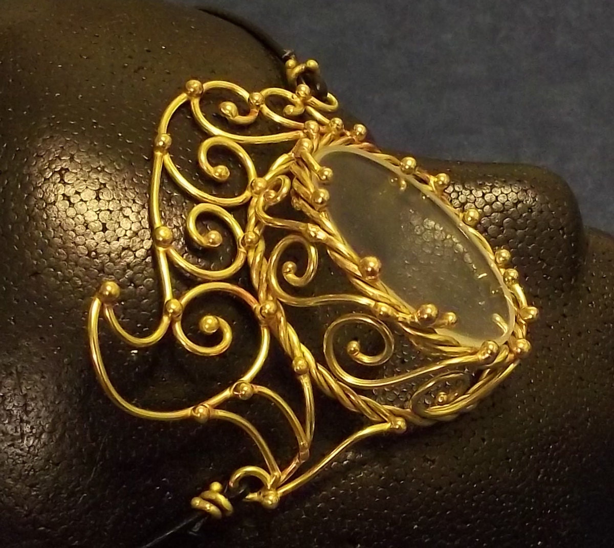 Bronze Steampunk Monocle Reserved for Mademoiselle Chevalier