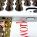 Dark Black Silver Metal Spike Stud White Hard Case Cover For Apple iPhone 4 4G 4S 5P
