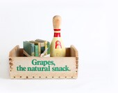 Large Vintage  fruit box, repurposed storage crate