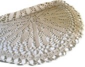 Crochet doily Romantic Table topper French Country chic Kitchen table Decoration centerpiece