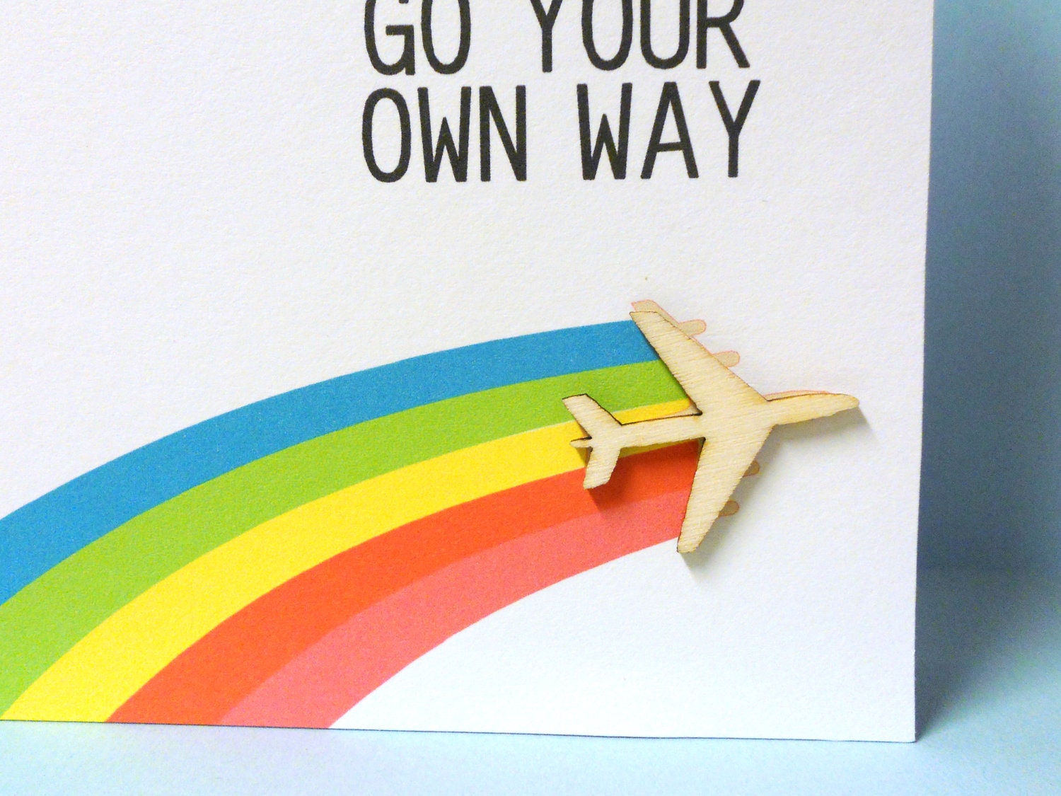 Go Your Own Way Card - CuteThingsIMade