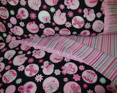 Toddler girl bedding black and pink butteflies print crib sheet set 3 pc nursery bedding girl nursery infant bedding