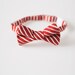 Boys Bowtie - Red and White Stripes