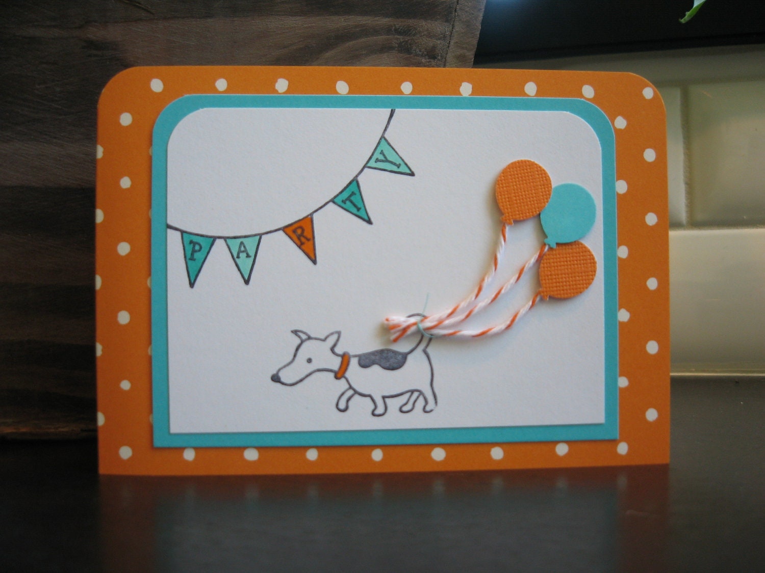 Reserved for Deidre: Dog Lover Birthday Card 4 Cards