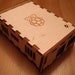 BRAMBLE Pi - Raspberry Pi (model B) laser cut finger jointed wooden case