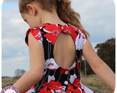 Lily Bird Studio PDF Sewing Pattern - Juliette's Dress - 2 to 10 years - paneled dress, open back, petticoat, vintage inspired