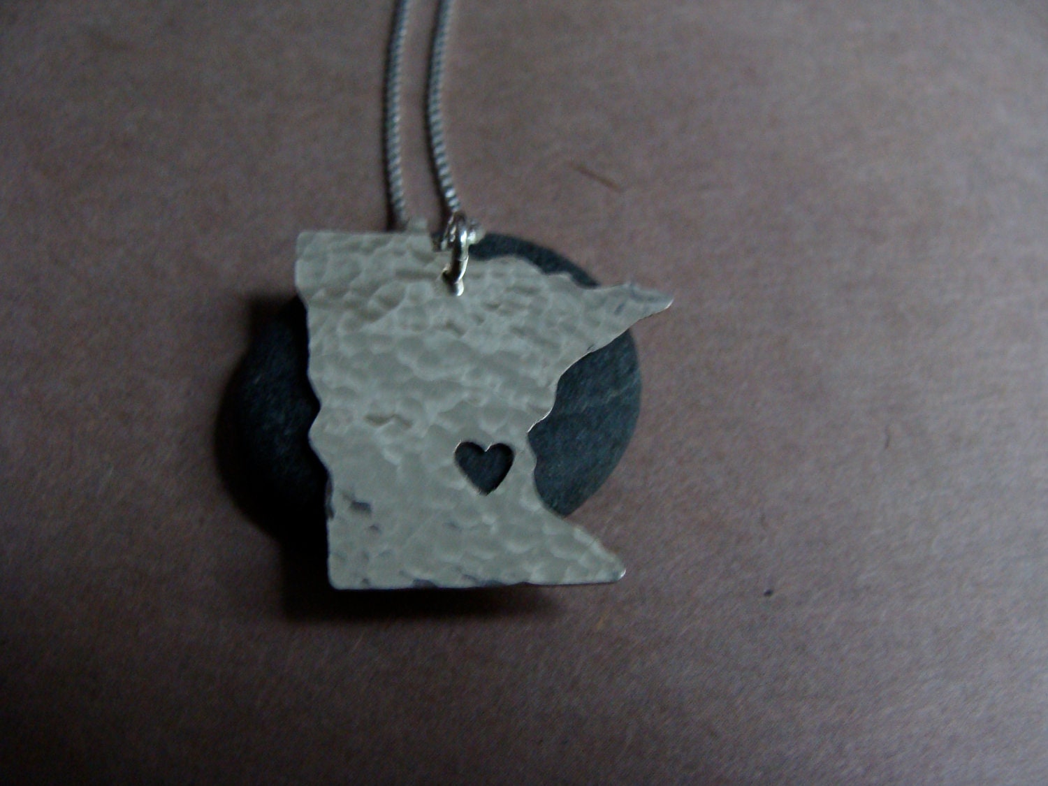 Minnesota State Necklace (sterling silver)