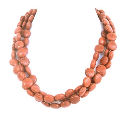 Chunky brown necklace - statement necklace - fall necklace - bridesmaids necklace