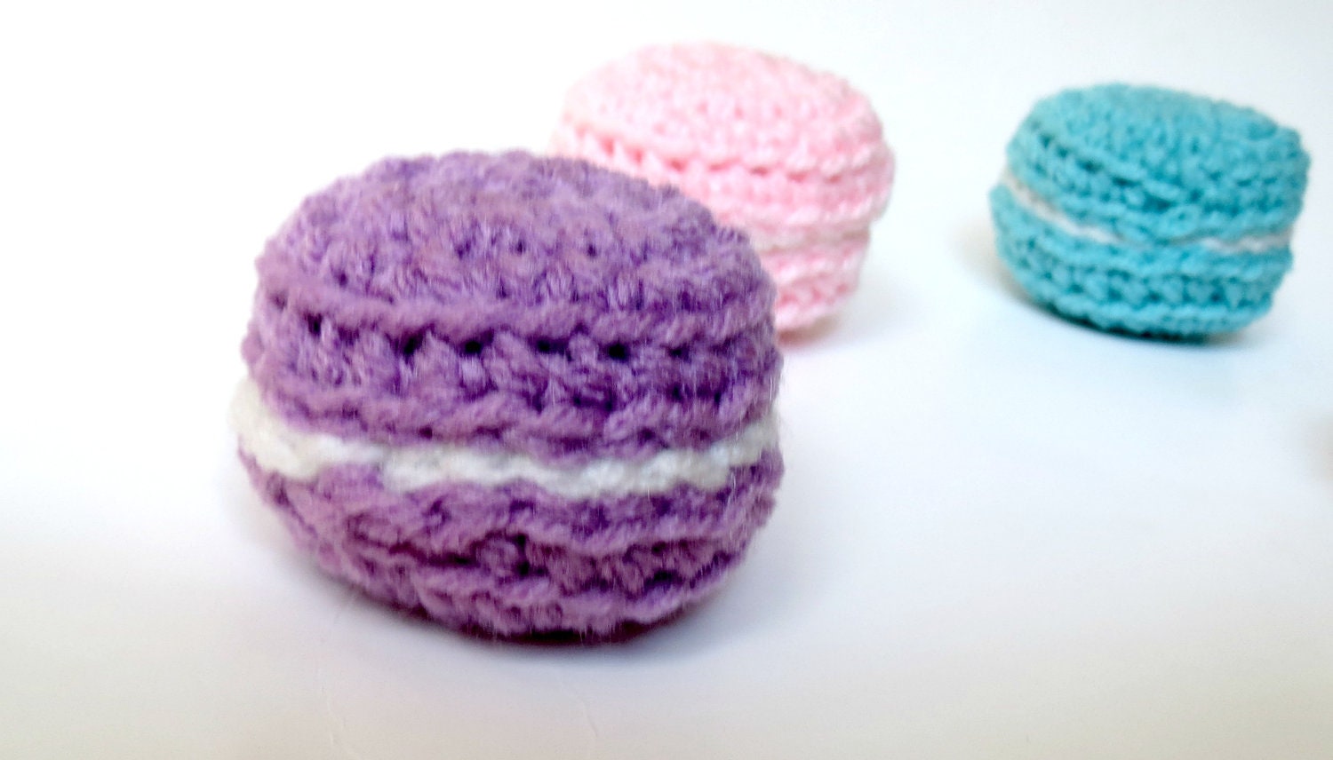 Cat Macarons- Organic Catnip Cat Toys- Set of Two