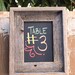 Barnwood Chalkboard Frame 5x7 - Plain