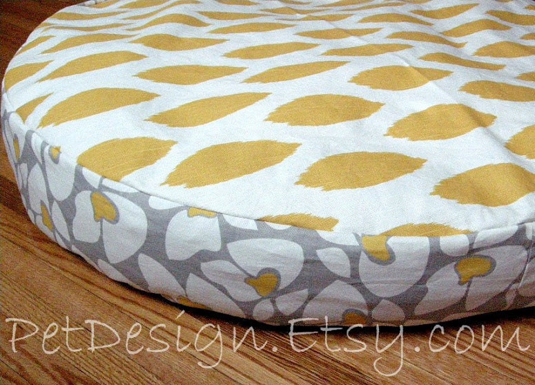 Custom Dog Bed Cover - 42" Round -  Custom Designed to Fit Your Dog's Bed - Made to Order