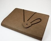 Interoffice Mailer Style Notebook Cover in Brown, including Lined Notebook