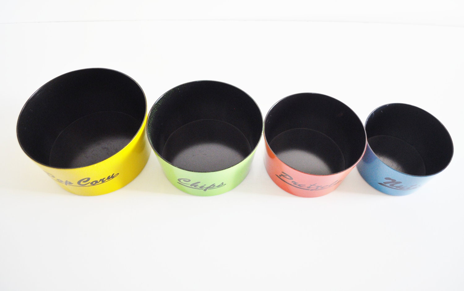 Retro Snack Dishes  - Nesting Snack Containers