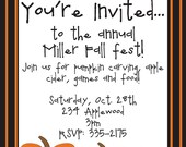 Halloween Flags Invitation